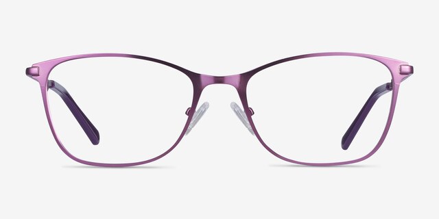 Kasia Purple MetalEyeglass Frames from EyeBuyDirect, Front View
