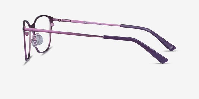 Kasia Purple MetalEyeglass Frames from EyeBuyDirect, Side View