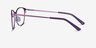 Kasia Purple MetalEyeglass Frames from EyeBuyDirect, Side View