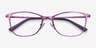 Kasia Purple MetalEyeglass Frames from EyeBuyDirect, Closed View