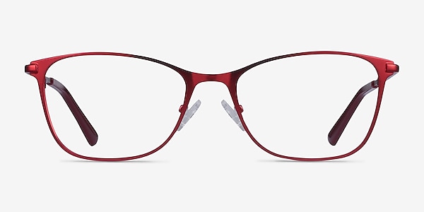 Kasia Burgundy Metal Eyeglass Frames