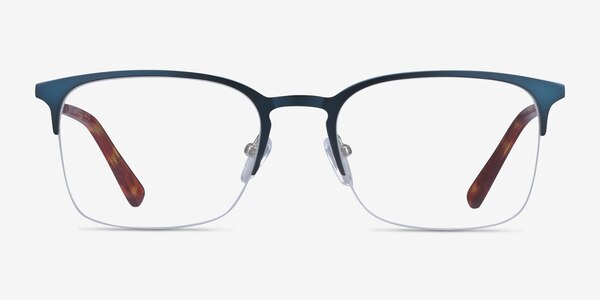 Vimy Blue Metal Eyeglass Frames