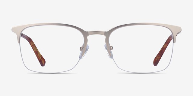 Vimy Gold MetalEyeglass Frames from EyeBuyDirect, Front View