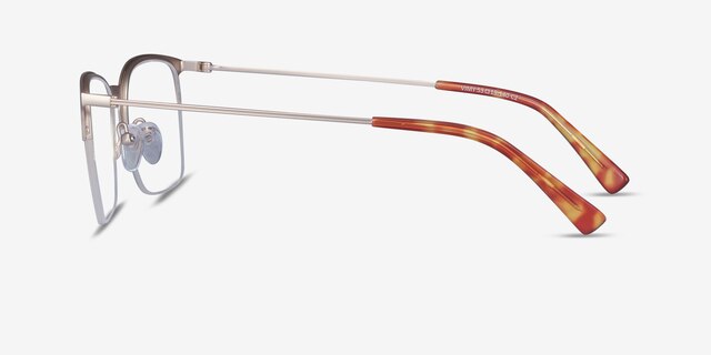 Vimy Gold MetalEyeglass Frames from EyeBuyDirect, Side View