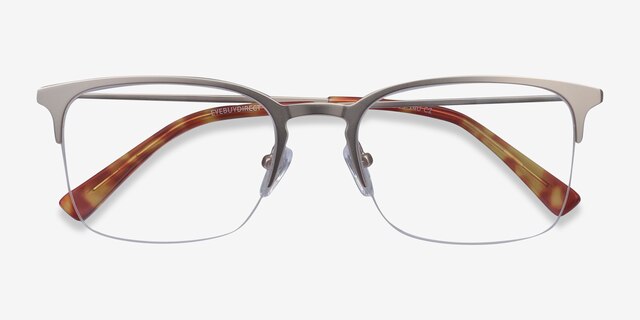 Vimy Gold MetalEyeglass Frames from EyeBuyDirect, Closed View