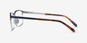 Valery Blue MetalEyeglass Frames from EyeBuyDirect, Side View