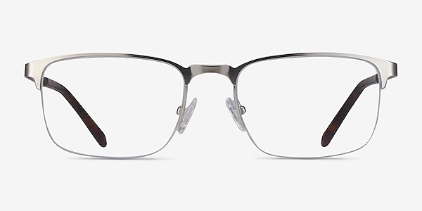 Valery Silver Metal Eyeglass Frames