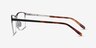 Valery Black MetalEyeglass Frames from EyeBuyDirect, Side View