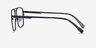 Gallo Black MetalEyeglass Frames from EyeBuyDirect, Side View