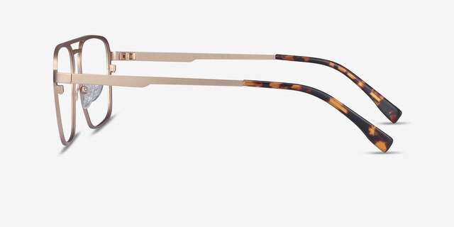 Gallo Gold MetalEyeglass Frames from EyeBuyDirect, Side View