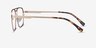 Gallo Gold MetalEyeglass Frames from EyeBuyDirect, Side View