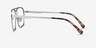 Gallo Silver MetalEyeglass Frames from EyeBuyDirect, Side View