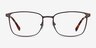 Strategy Gunmetal MetalEyeglass Frames from EyeBuyDirect, Front View