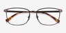 Strategy Gunmetal MetalEyeglass Frames from EyeBuyDirect, Closed View