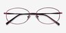 Embrace Purple MetalEyeglass Frames from EyeBuyDirect, Closed View