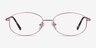Embrace Pink MetalEyeglass Frames from EyeBuyDirect, Front View