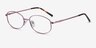 Embrace Pink MetalEyeglass Frames from EyeBuyDirect, Angle View
