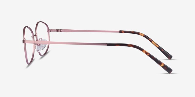 Embrace Pink MetalEyeglass Frames from EyeBuyDirect, Side View