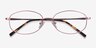 Embrace Pink MetalEyeglass Frames from EyeBuyDirect, Closed View