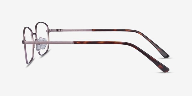 Path Purple MetalEyeglass Frames from EyeBuyDirect, Side View