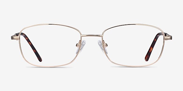 Path Golden Metal Eyeglass Frames