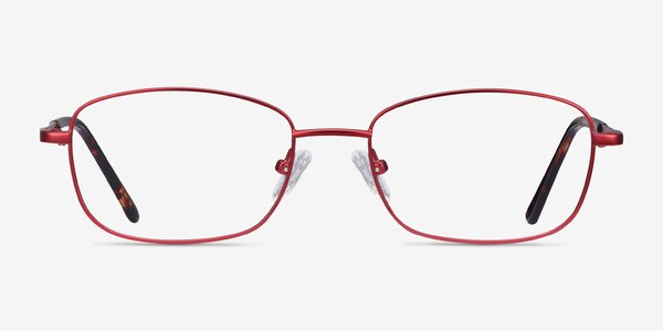 Path Burgundy Metal Eyeglass Frames