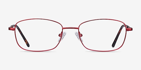 Path Burgundy Metal Eyeglass Frames