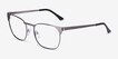 Soulist Black Silver MetalEyeglass Frames from EyeBuyDirect, Angle View