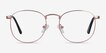 St Michel Rose Gold MetalEyeglass Frames from EyeBuyDirect, Front View
