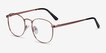 St Michel Rose Gold MetalEyeglass Frames from EyeBuyDirect, Angle View