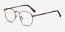 St Michel Or rose MétalMontures de lunettes de vue d'EyeBuyDirect, Vue d'Angle