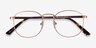 St Michel Or rose MétalMontures de lunettes de vue d'EyeBuyDirect, Vue Rapprochée