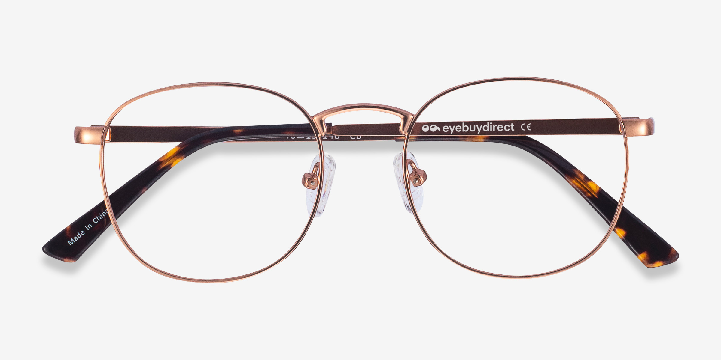 St Michel Round Rose Gold Full Rim Eyeglasses Eyebuydirect