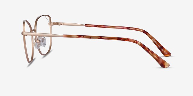 Moment Gold MetalEyeglass Frames from EyeBuyDirect, Side View