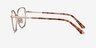 Moment Gold MetalEyeglass Frames from EyeBuyDirect, Side View