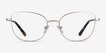 Moment Silver MetalEyeglass Frames from EyeBuyDirect, Front View