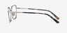 Moment Silver MetalEyeglass Frames from EyeBuyDirect, Side View