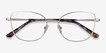 Moment Silver MetalEyeglass Frames from EyeBuyDirect, Closed View