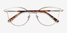 Trance Doré MétalMontures de lunettes de vue d'EyeBuyDirect, Vue Rapprochée