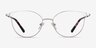 Trance Silver MetalEyeglass Frames from EyeBuyDirect, Front View