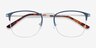 Poppy Navy MetalEyeglass Frames from EyeBuyDirect, Closed View