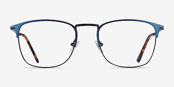 Poppy Navy Black Metal Eyeglass Frames