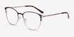 Disperse Black MetalEyeglass Frames from EyeBuyDirect, Angle View