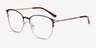 Disperse Noir MétalMontures de lunettes de vue d'EyeBuyDirect, Vue d'Angle