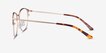 Disperse Black MetalEyeglass Frames from EyeBuyDirect, Side View