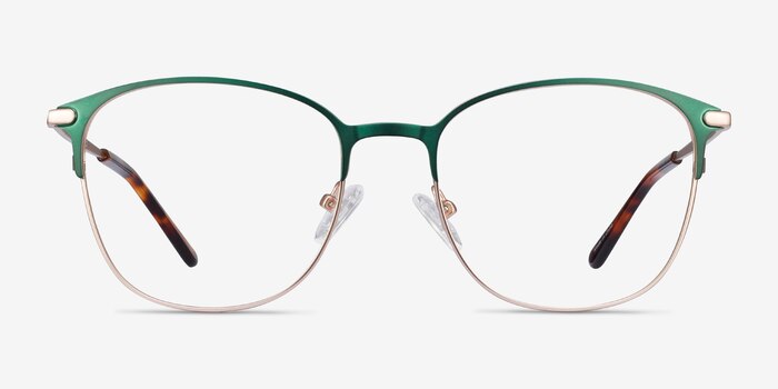 Disperse Green Metal Eyeglass Frames from EyeBuyDirect