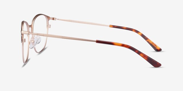 Disperse Green MetalEyeglass Frames from EyeBuyDirect, Side View
