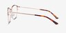 Disperse Green MetalEyeglass Frames from EyeBuyDirect, Side View