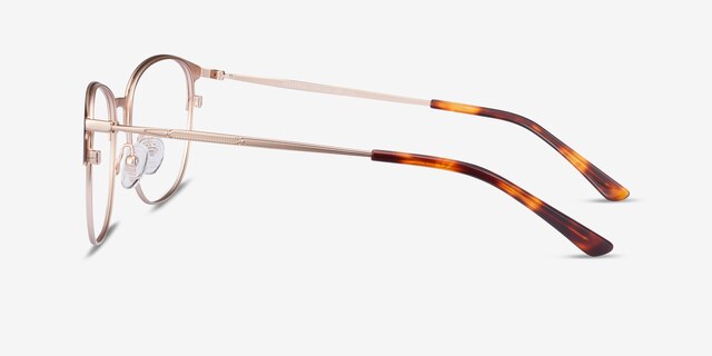 Disperse Red MetalEyeglass Frames from EyeBuyDirect, Side View