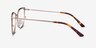 Garance Black Gold MetalEyeglass Frames from EyeBuyDirect, Side View
